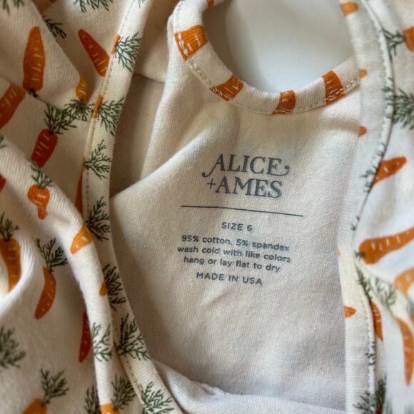 Alice + Ames The Bloom Set in Carrots Set 6Y - Picture 4 of 5